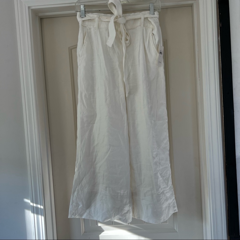 Splendid white linen pants